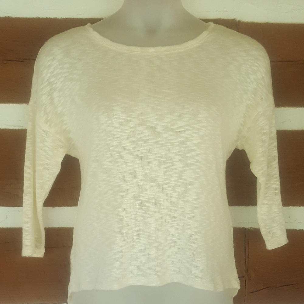 Love and let Love size L blouse lace panel back